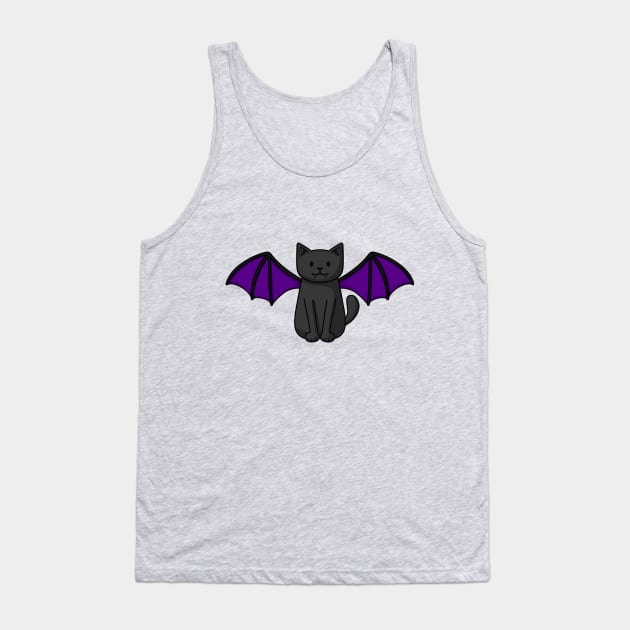 Bat Cat Tank Top by Doodlecats 